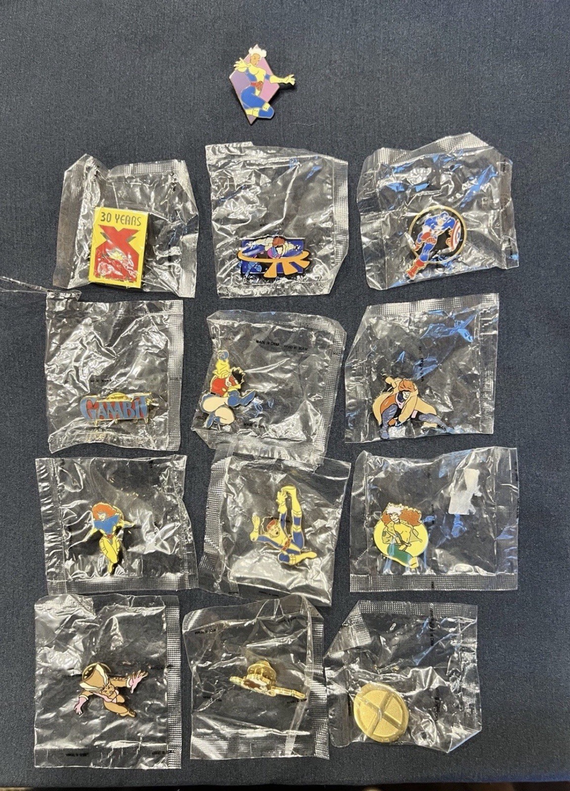 13 RARE VINTAGE COLLECTION MARVEL PLANET STUDIOS PINS, 1991-1994 13 RARE VINTAGE COLLECTION MARVEL PLANET STUDIOS PINS, 1991-1994