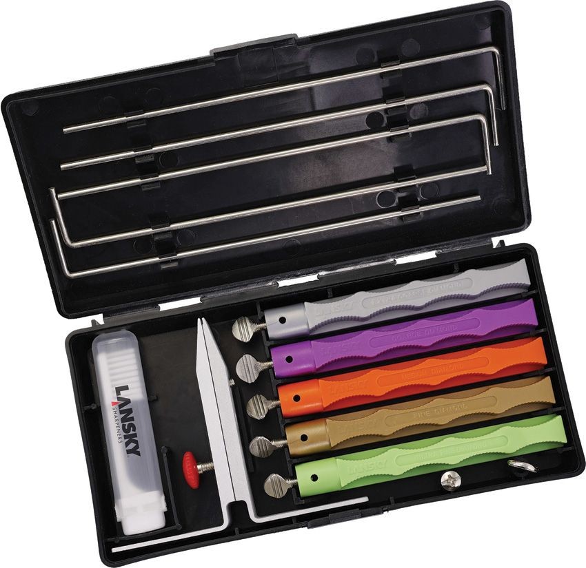 Lansky 5-Stone Deluxe Diamond System Knife Sharpener Lansky 5-Stone Deluxe Diamond System Knife Sharpener