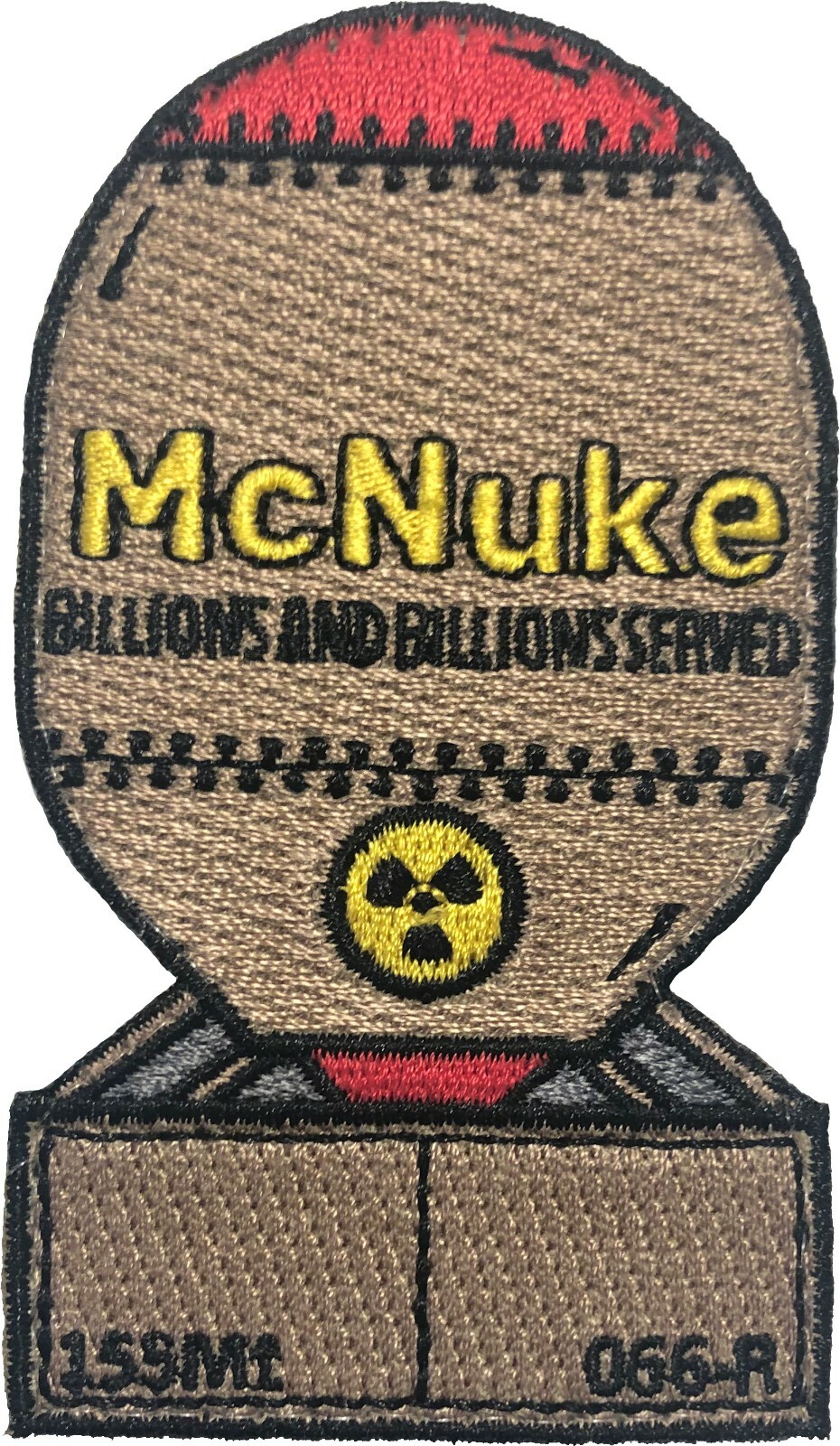 McNuke Embroidered Patch 3x4.5\ McNuke Embroidered Patch 3x4.5\