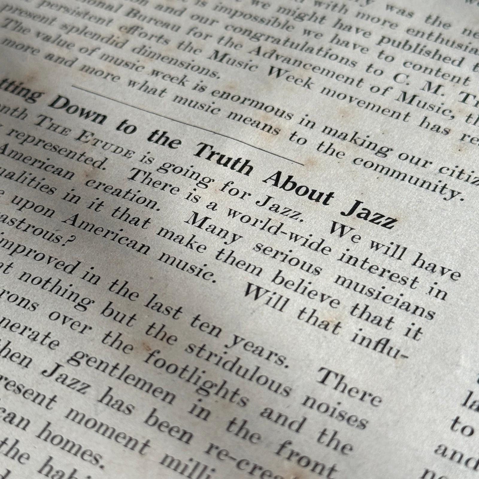 July 1924 The Etude Music Magazine - Early Jazz Age Article - Roaring Twenties
