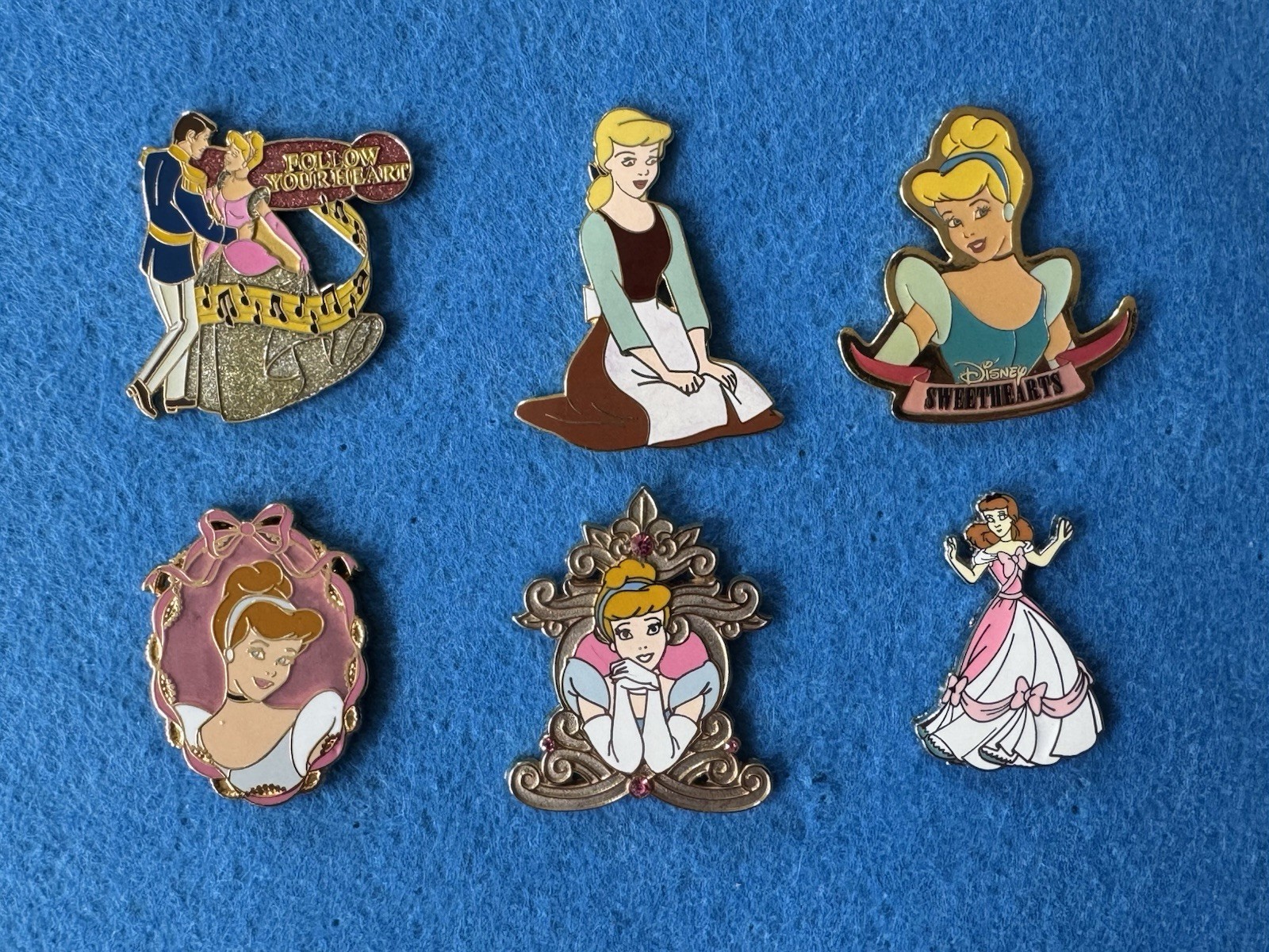 Disney Cinderella Pin Lot