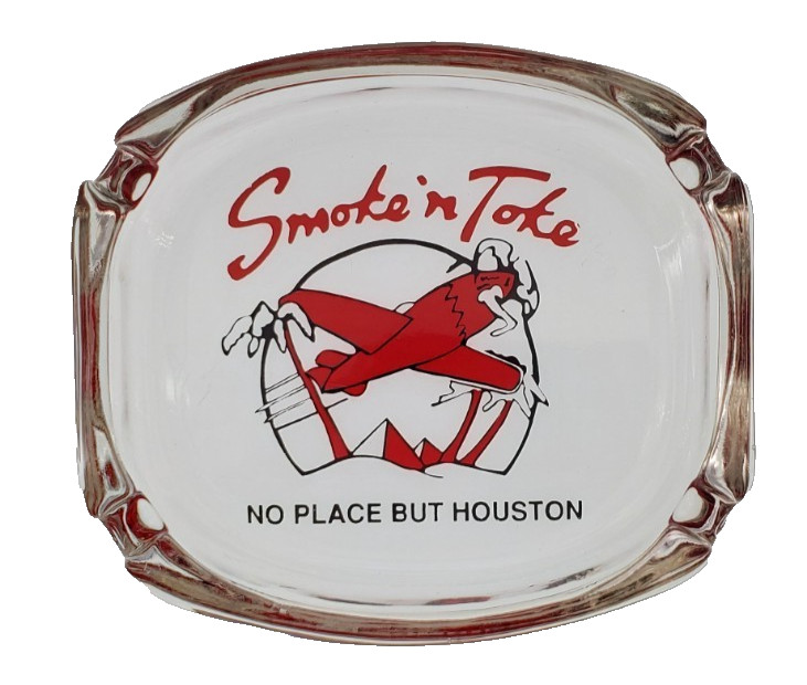 Vintage Marketing Ashtray / Smoke 'n Toke / Tobacco Store / Houston Texas TX Vintage Marketing Ashtray / Smoke 'n Toke / Tobacco Store / Houston Texas TX
