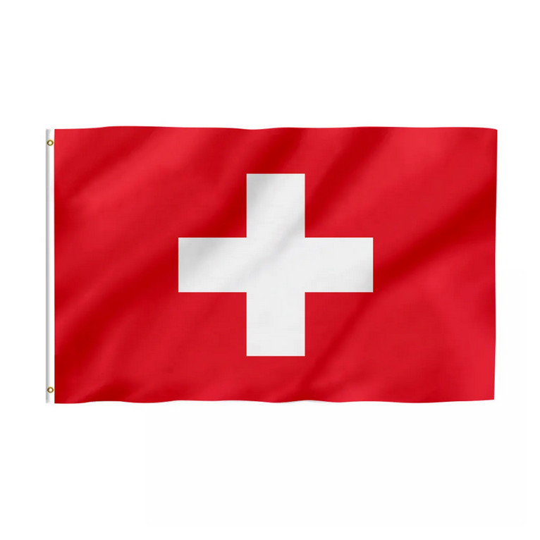 SWITZERLAND SWISS COUNTRY BANNER FLAG NEW 3ftx5ft better quality usa seller SWITZERLAND SWISS COUNTRY BANNER FLAG NEW 3ftx5ft better quality usa seller