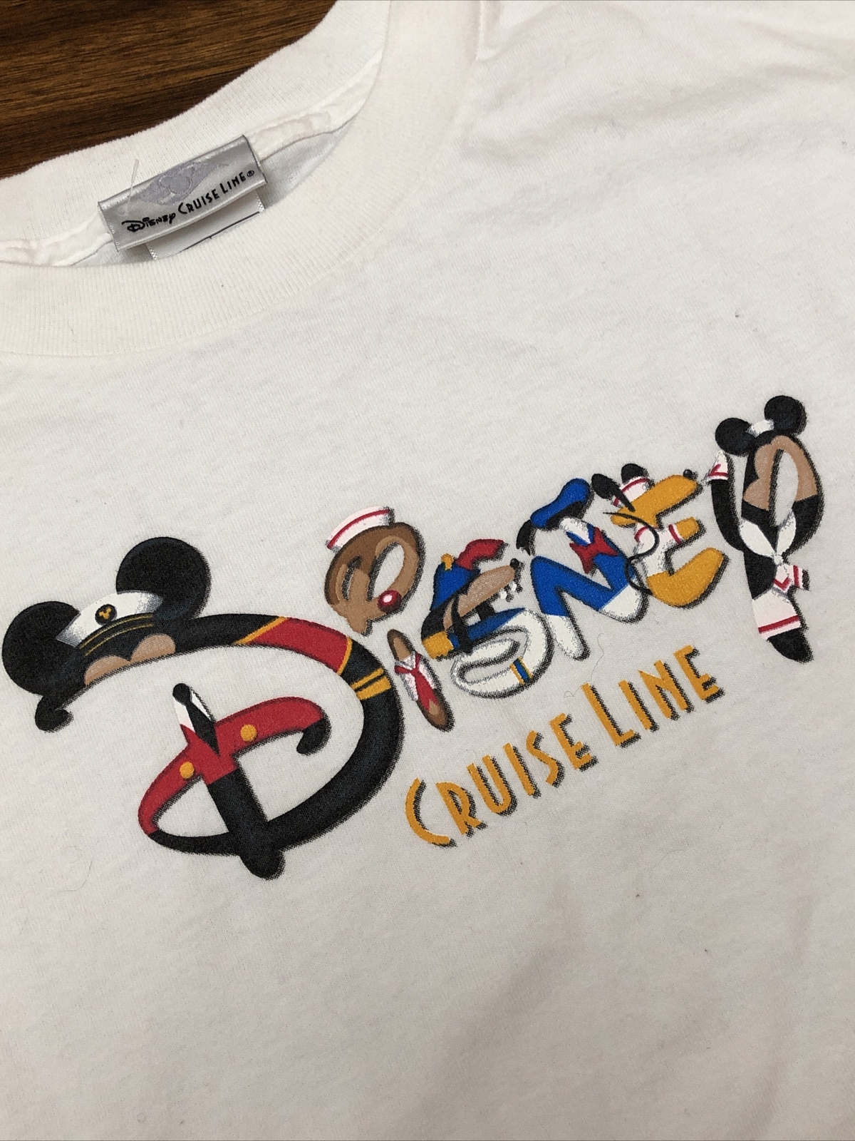 VTG Disney Cruise Line Long Sleeve Unisex Shirt 19” Pit To Pit Women VTG Disney Cruise Line Long Sleeve Unisex Shirt 19” Pit To Pit Women