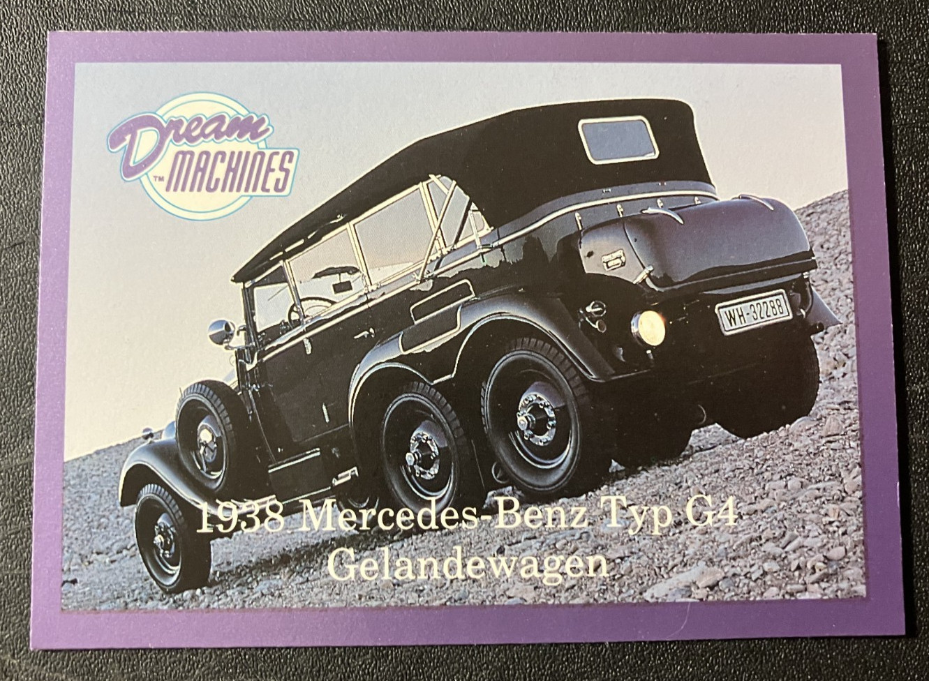 1938 Mercedes-Benz Typ G4 Gelandewagen #98 - 1991 Lime Rock Dream Machines Card