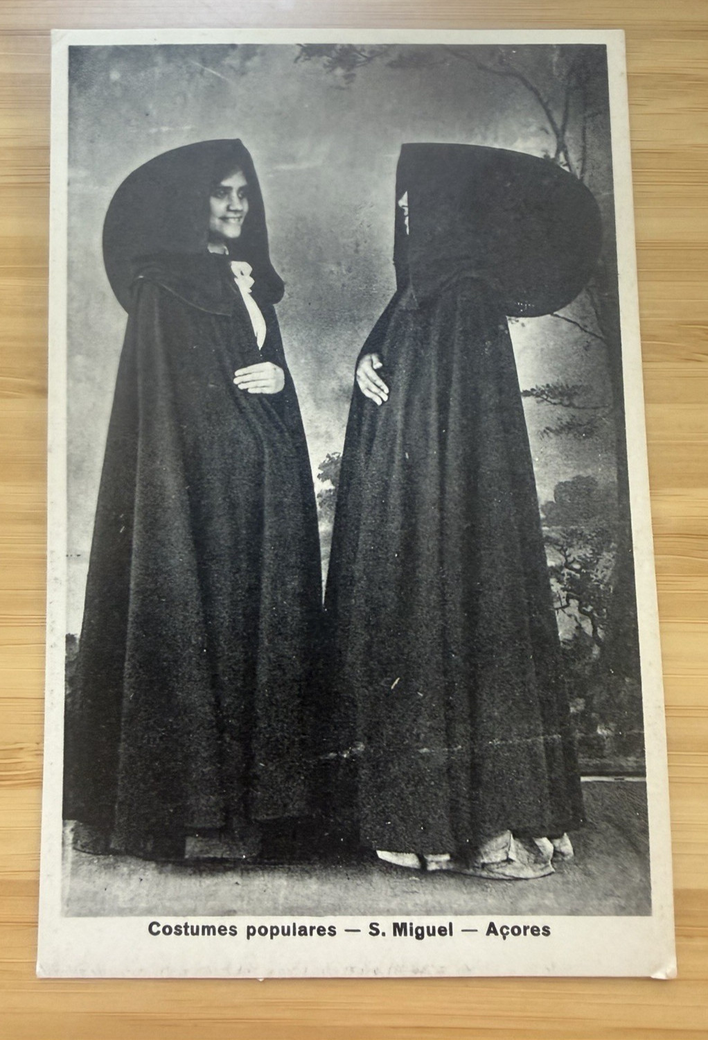 Portugal Native Costumes-Sao Miguel Island, Azores Original Vintage Postcard