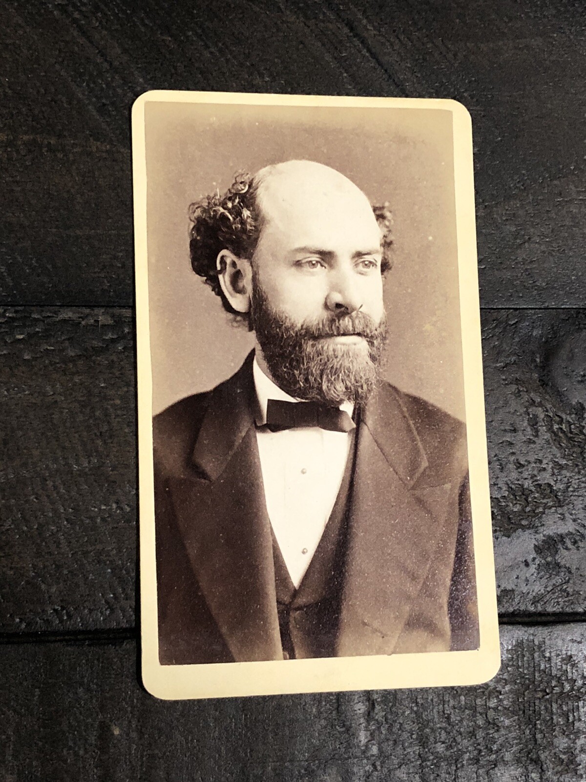 RARE 1800s PHOTO OF DR. EBEN TOURJEE AMERICAN MUSICIAN CONDUCTOR MUSIC & TEACHER