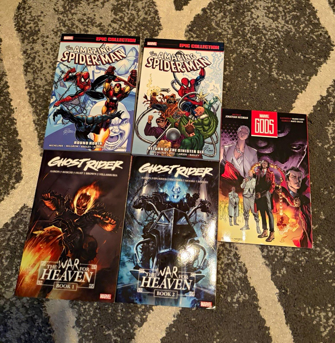 Marvel Comics Mixed Lot Amazing Spider-Man Epic, Ghost Rider War for Heaven