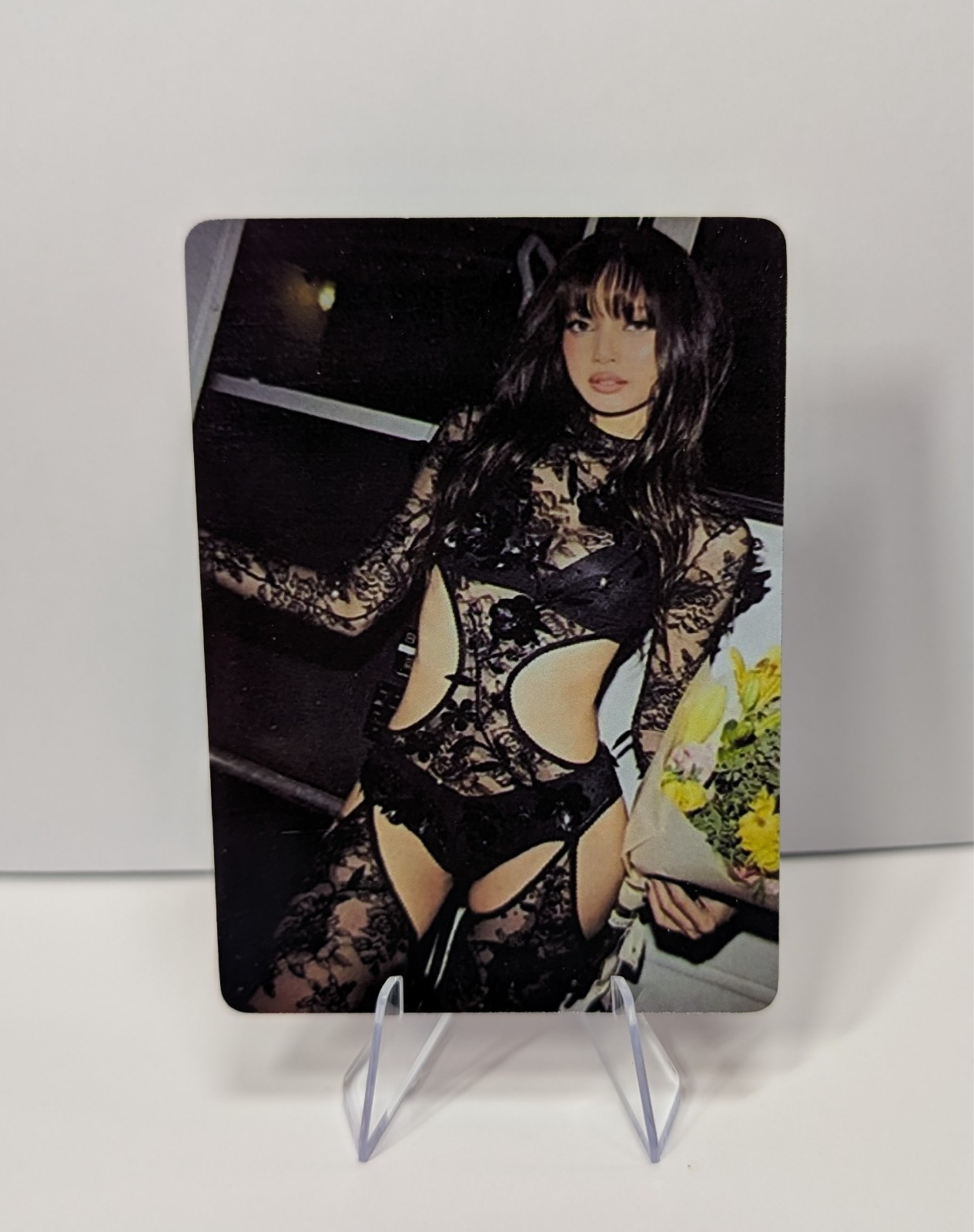 LISA BLACKPINK Moon Star KPOP Girl Photo Goddess Idol Card Lace LISA BLACKPINK Moon Star KPOP Girl Photo Goddess Idol Card Lace