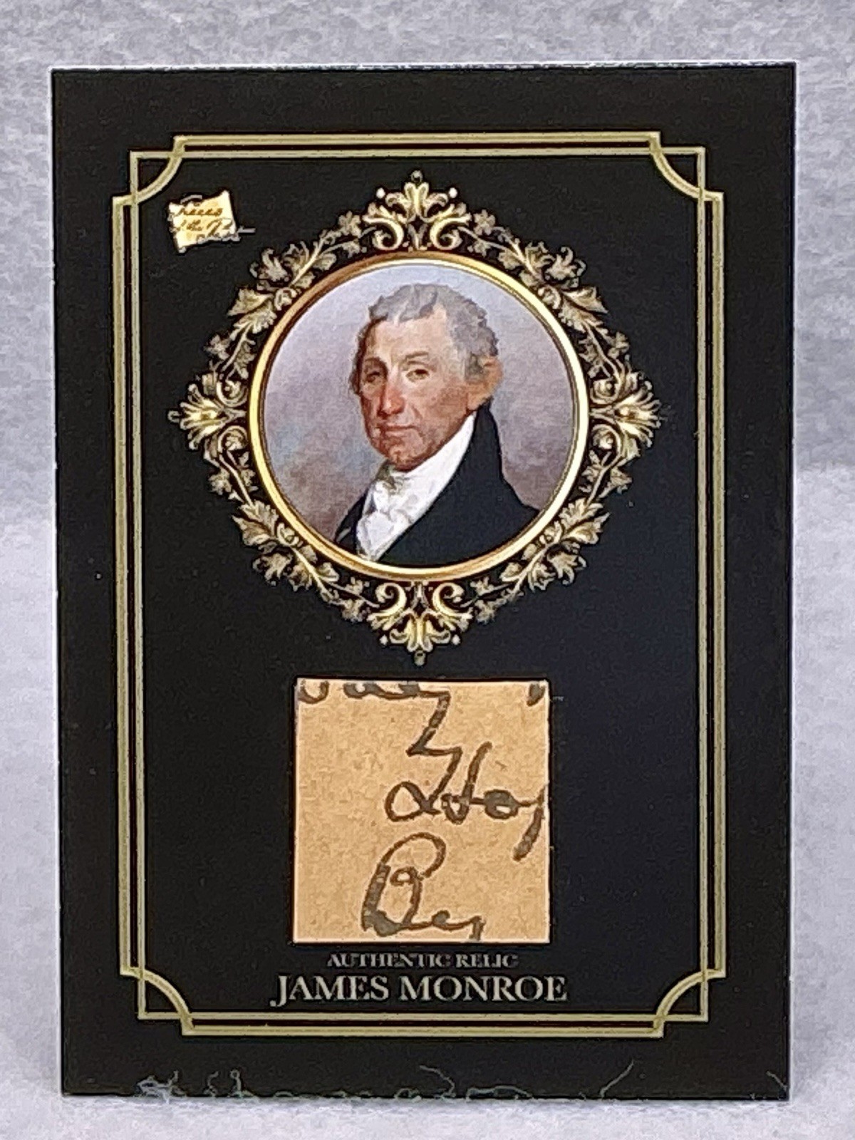 2024 Pieces Of The Past One Time Series President James Monroe Handwritten Relic 2024 Pieces Of The Past One Time Series President James Monroe Handwritten Relic