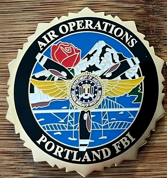 FBI - Portland Field Office - AIROPS FirstGEN FC SUPER RARE Challenge coin FBI - Portland Field Office - AIROPS FirstGEN FC SUPER RARE Challenge coin