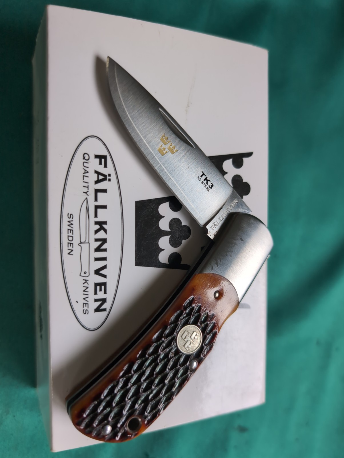 Fallkniven TK3JB Tre Kronor Jig Bone Folder Fallkniven TK3JB Tre Kronor Jig Bone Folder