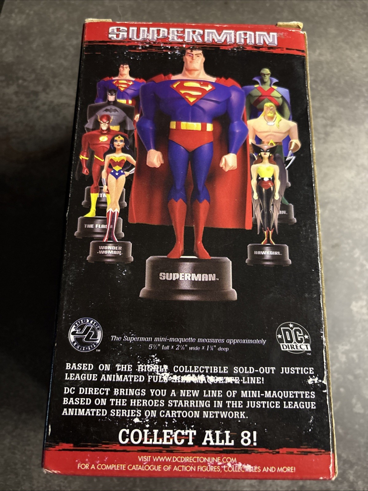 DC Direct Justice League The Animated Series Superman Mini-Maquette Statue DC Direct Justice League The Animated Series Superman Mini-Maquette Statue