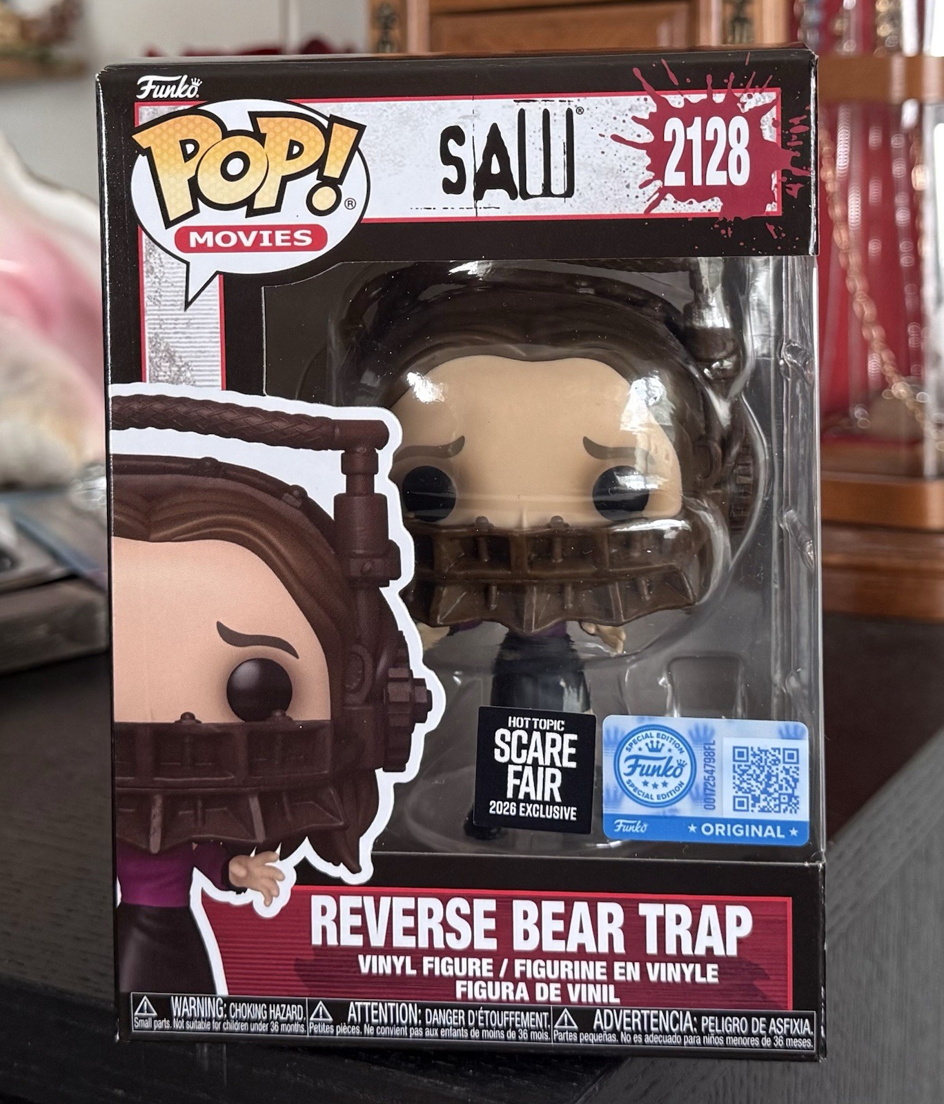 Funko Pop: REVERSE BEAR TRAP (Amanda) #2128 Hot Topic SCARE FAIR 2026 IN HAND Funko Pop: REVERSE BEAR TRAP (Amanda) #2128 Hot Topic SCARE FAIR 2026 IN HAND