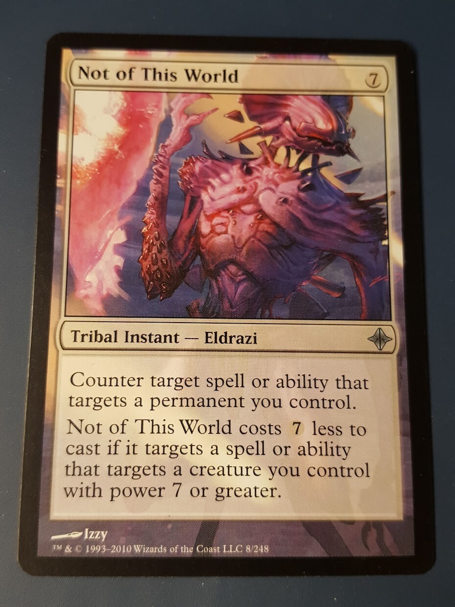 1x NOT OF THIS WORLD - Rise of the Eldrazi - MTG Magic the Gathering