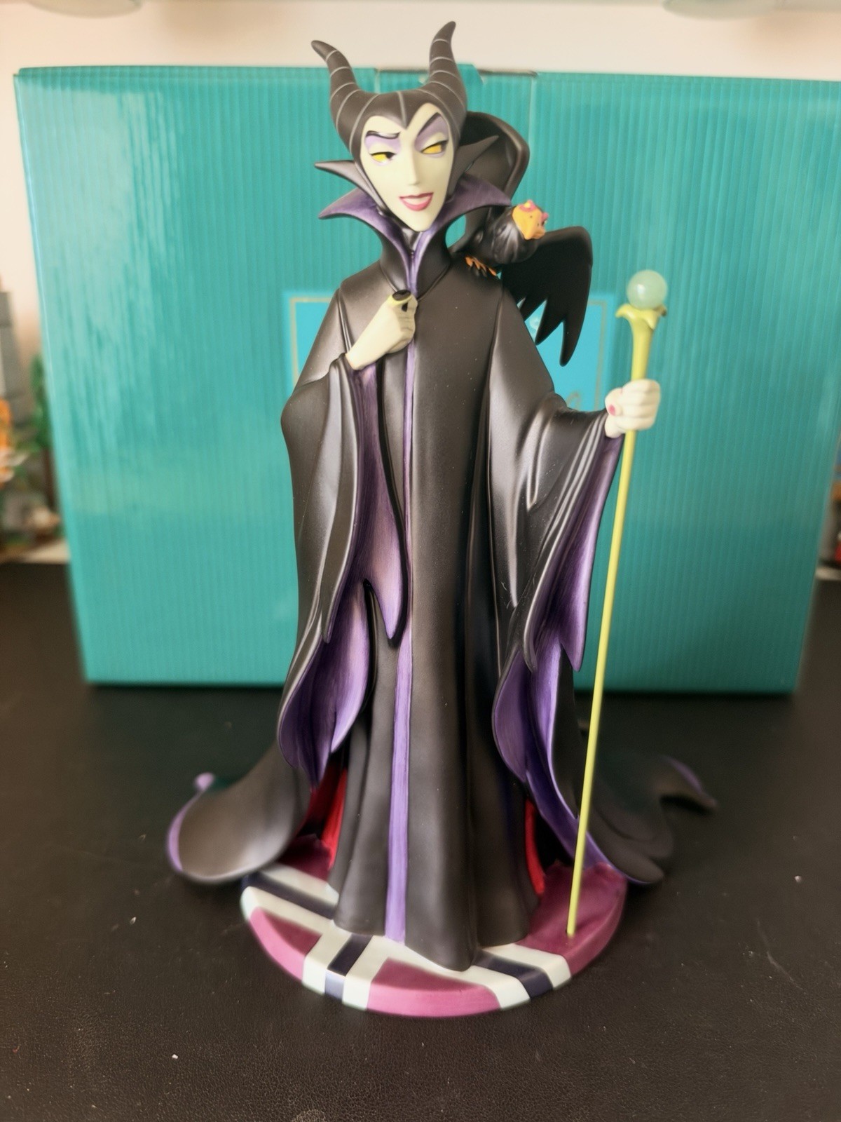 WDCC Disney Sleeping Beauty Maleficent “Evil Enchantress” with Diablo Figurine