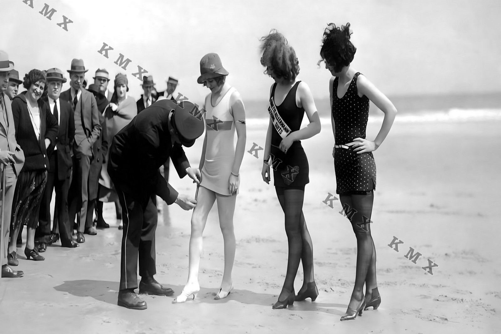 1920\'s Beach Beauty Contest 4x6 photo
