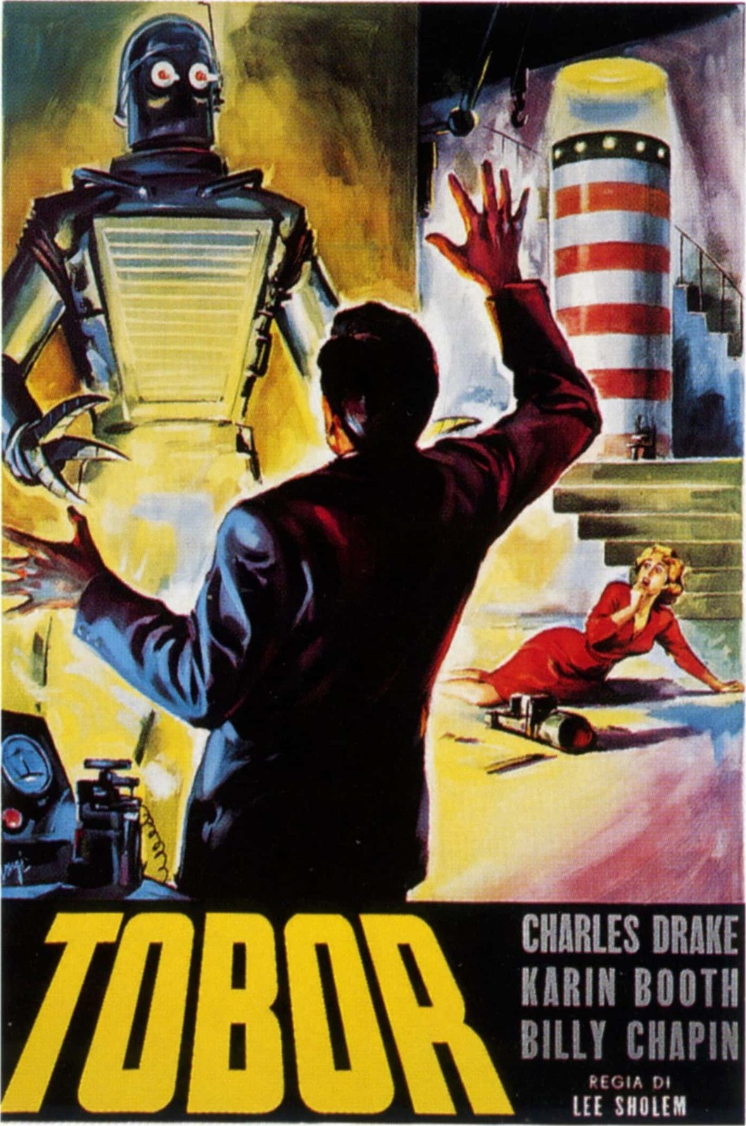 Tobor the Great (1954) Sci-Fi Movie Poster 🚀 - 24x36” - Hi-Res💎 Print - 200
