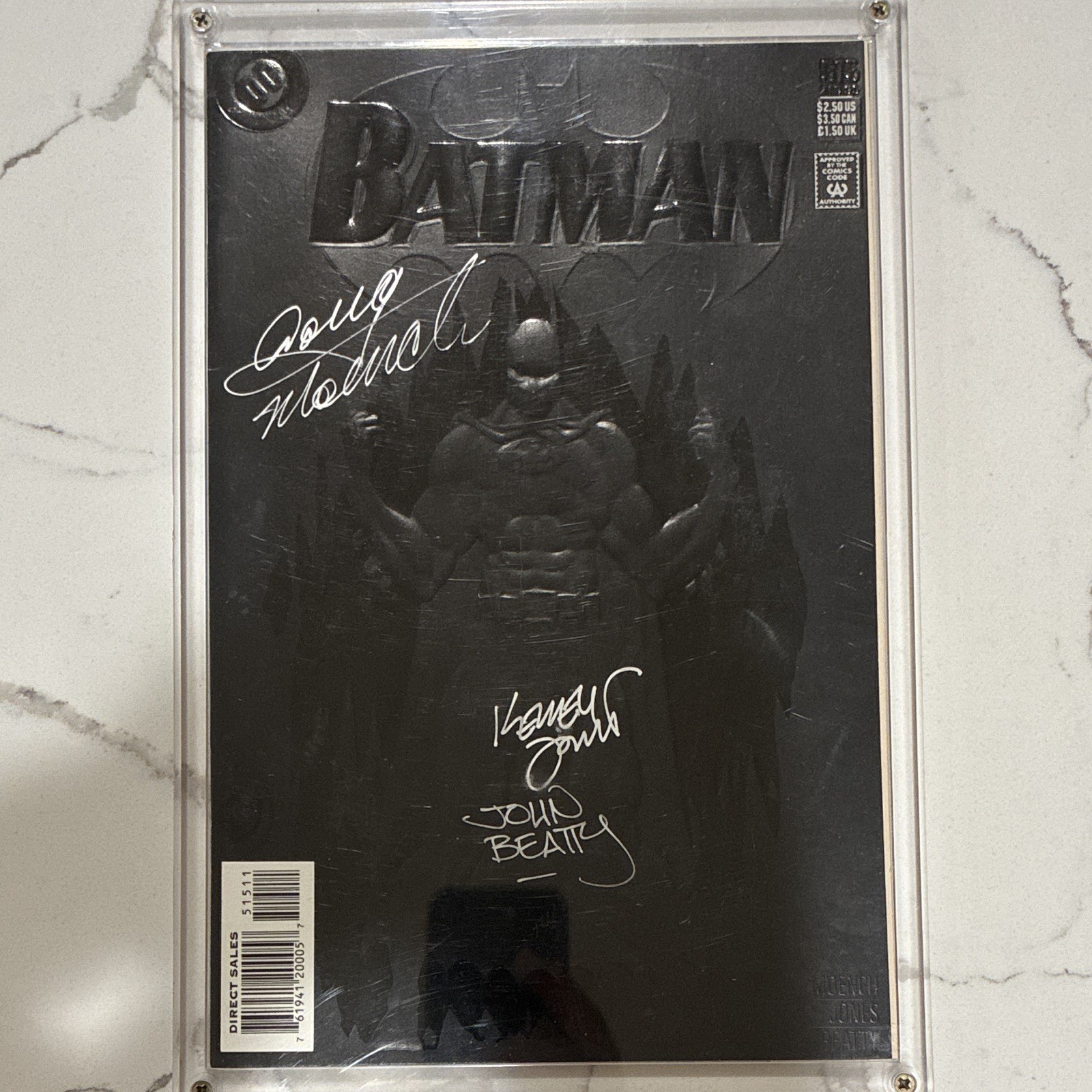 Batman #515 Signed Kelley Jones John Beatty Doug Moench w/ Cert of Authenticity