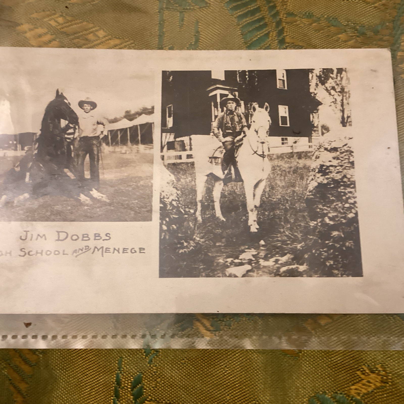 Jim Dobbs-Billy The Kid Friend RPPC 1915 Jim Dobbs-Billy The Kid Friend RPPC 1915