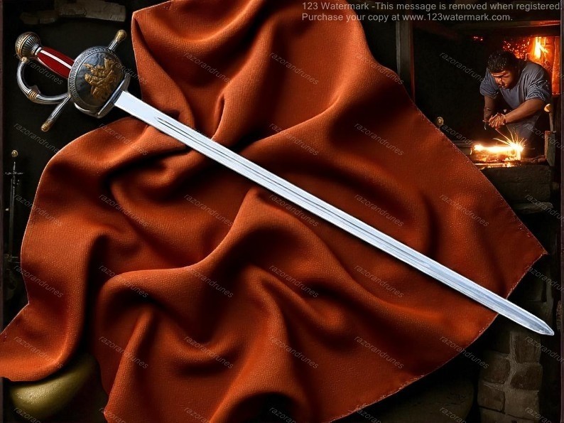 17th to 18th Century Spanish Sword Italian Rapier Battle Cosplay Christmas Gift 17th to 18th Century Spanish Sword Italian Rapier Battle Cosplay Christmas Gift
