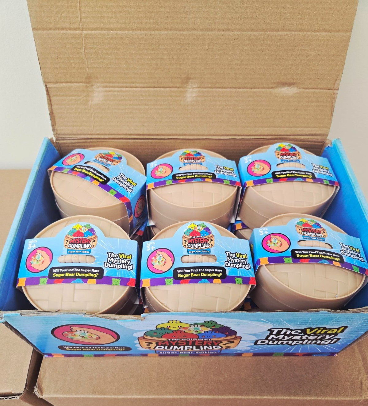 GLITTER Dumpling 2026 birthday party Rainbow Mystery  Squishy dumpling blind 1pc