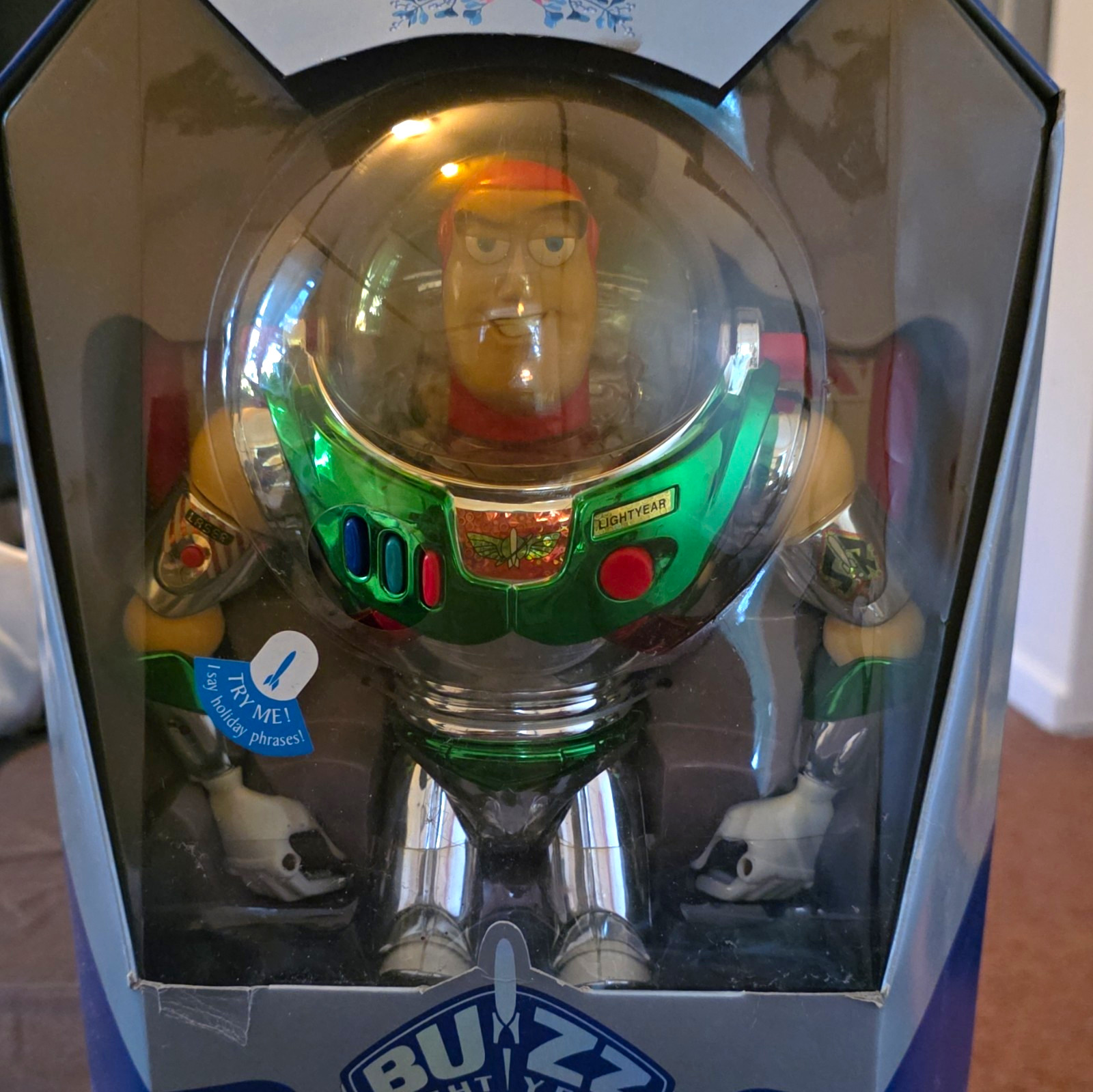 Disney Toy Story Pixar Buzz Lightyear Holiday Hero Talking Figure 12\