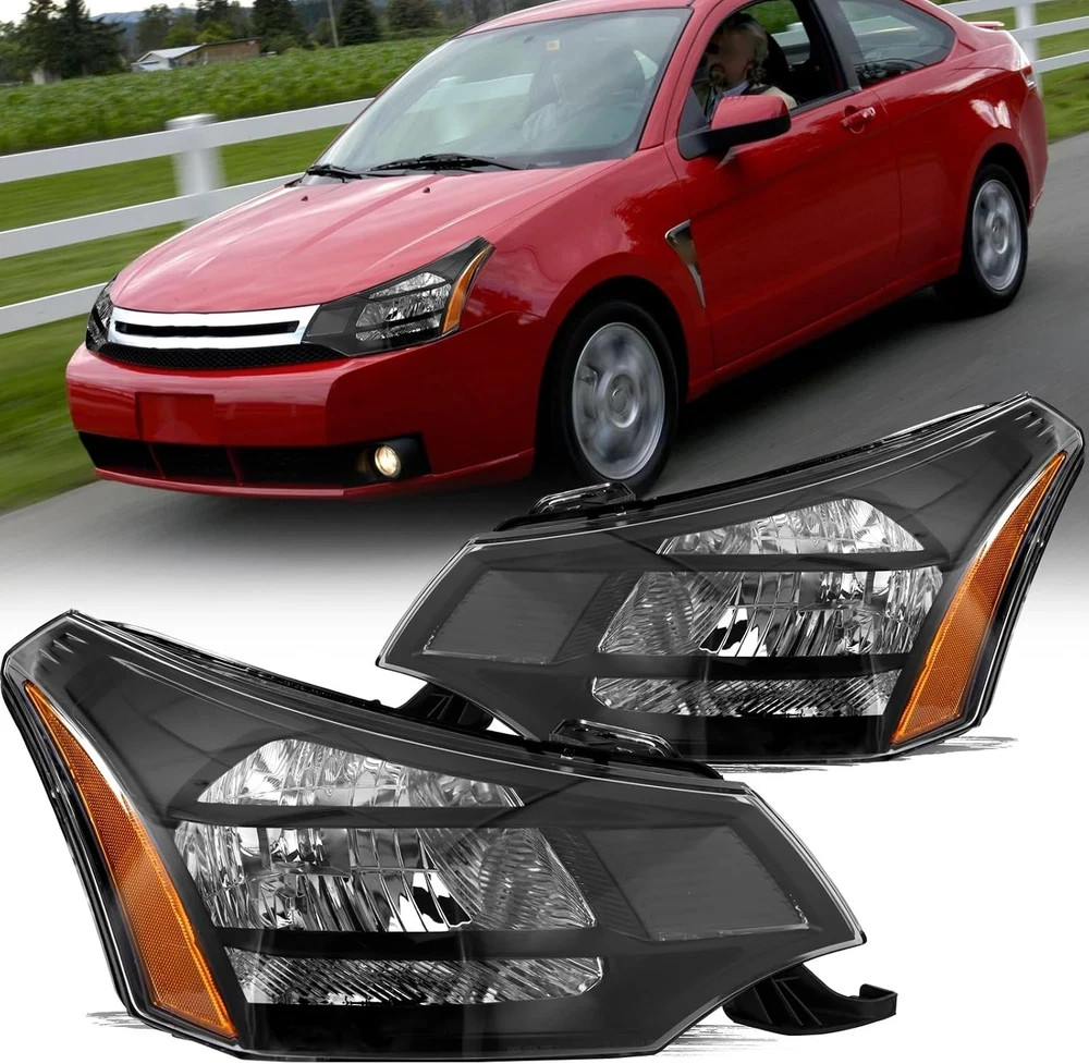 Halogen Headlight Assembly for 08-11 Focus S SE SES SEL Coupe/Sedan Halogen Headlight Assembly for 08-11 Focus S SE SES SEL Coupe/Sedan