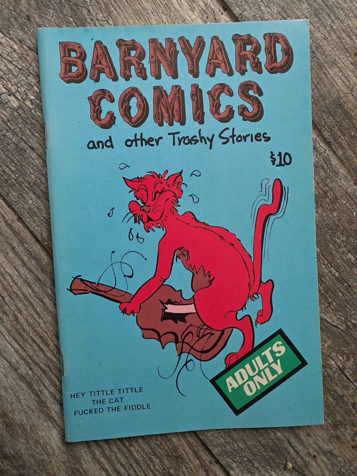 Adult BARNYARD COMICS  Vintage Adult Animal Humor Title
