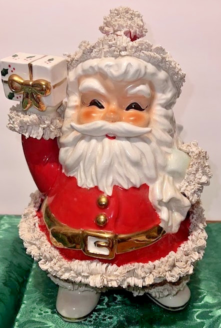 MCM INARCO SPAGHETTI TRIM SANTA CLAUS PLANTER JAPAN PAPER LABEL (JS) MCM INARCO SPAGHETTI TRIM SANTA CLAUS PLANTER JAPAN PAPER LABEL (JS)