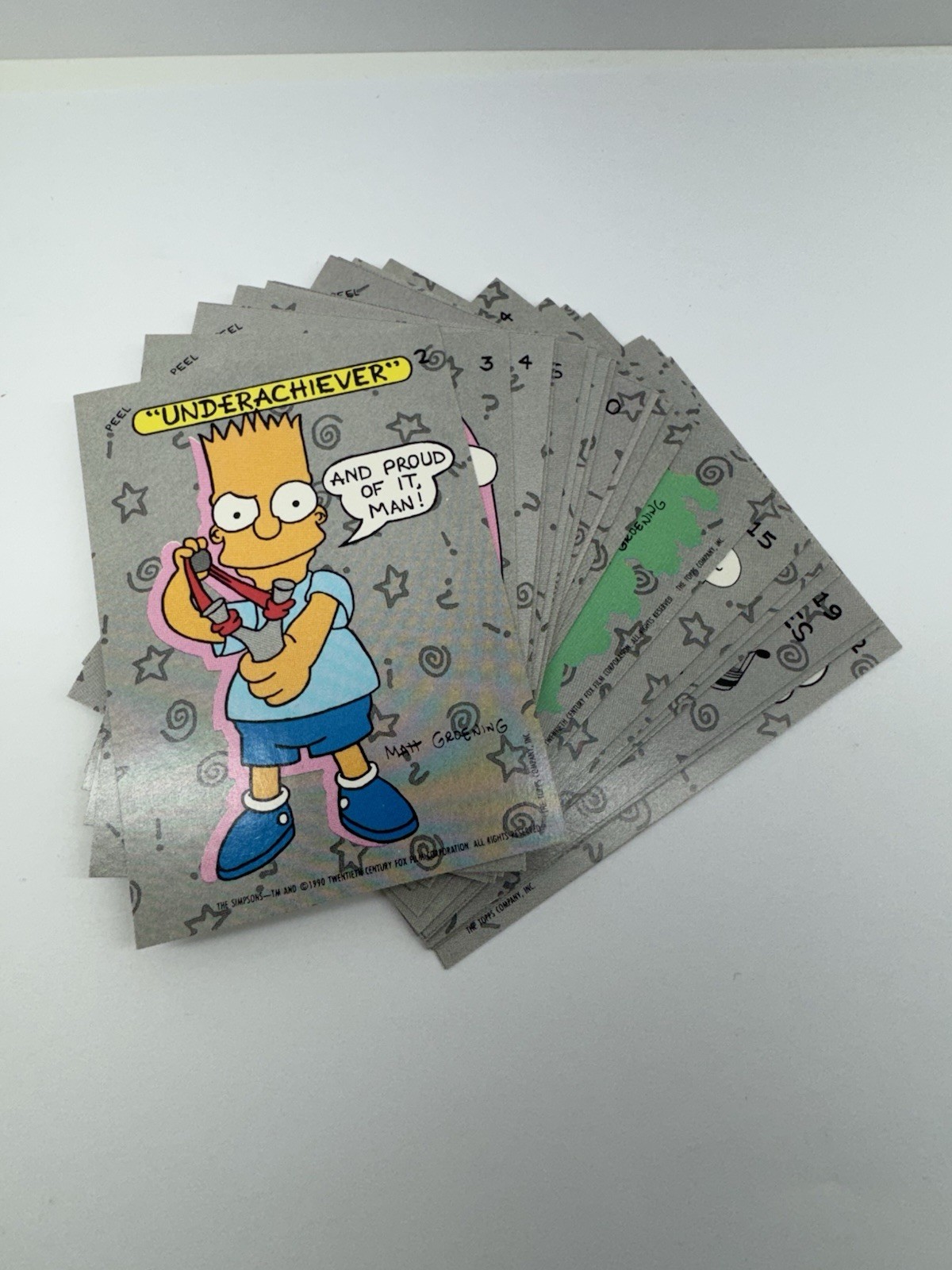 1990 Topps The Simpsons Series 1 Complete Base Card Set 1-88 & STICKERS 1990 Topps The Simpsons Series 1 Complete Base Card Set 1-88 & STICKERS