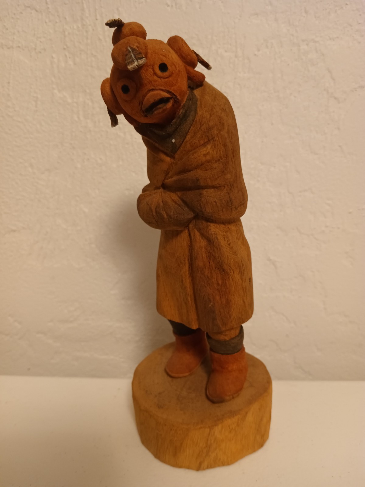 Rare Hopi Kachina Ernest Chapella Mudhead Koyemsi Katsina Doll Cottonwood 8.5 Rare Hopi Kachina Ernest Chapella Mudhead Koyemsi Katsina Doll Cottonwood 8.5