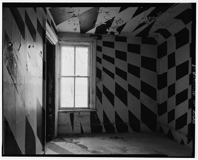 Selfridge Field Mount Clemens Michigan 1996 Interior Bedroom Wall Pattern