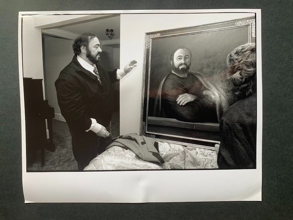 LUCIANO PAVAROTTI Rare VINTAGE Original Press Photo by HINZ 1990 LUCIANO PAVAROTTI Rare VINTAGE Original Press Photo by HINZ 1990