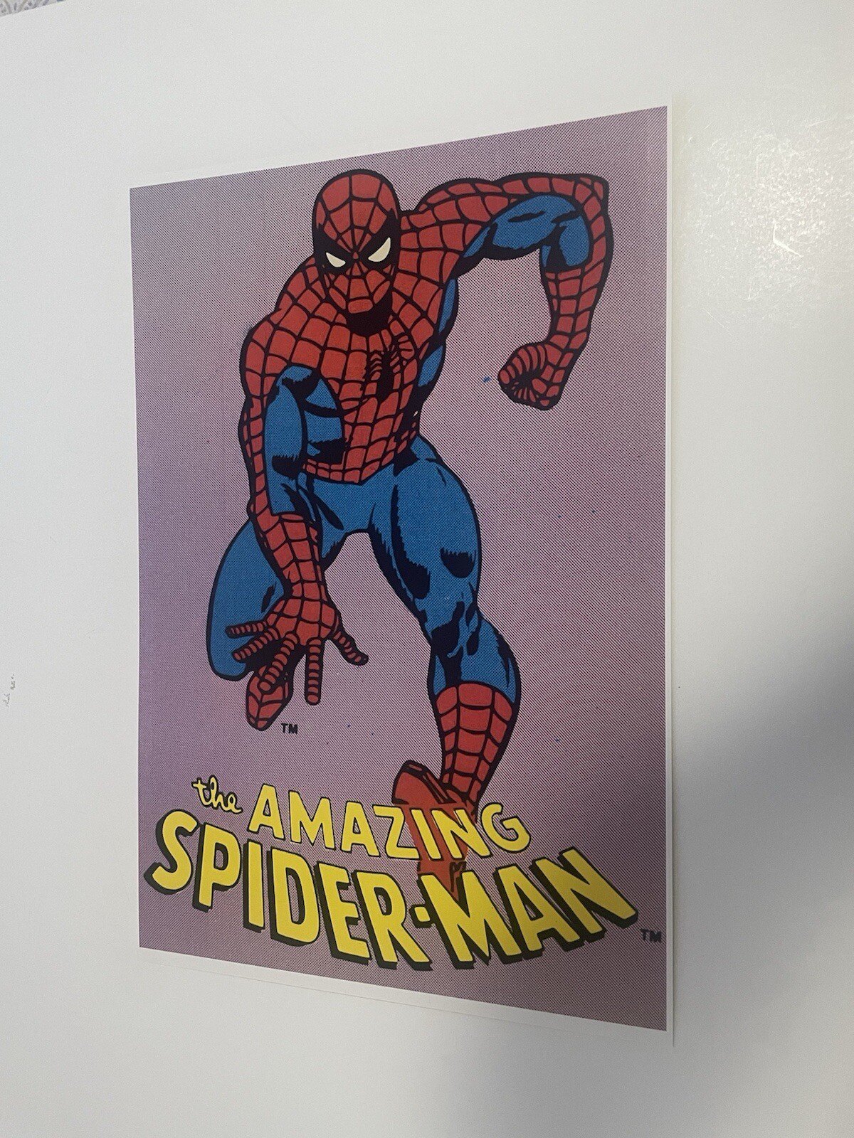 MARVEL SUPER-HEROES THE AMAZING SPIDER-MAN RETRO POSTER PIN UP BRAND NEW.