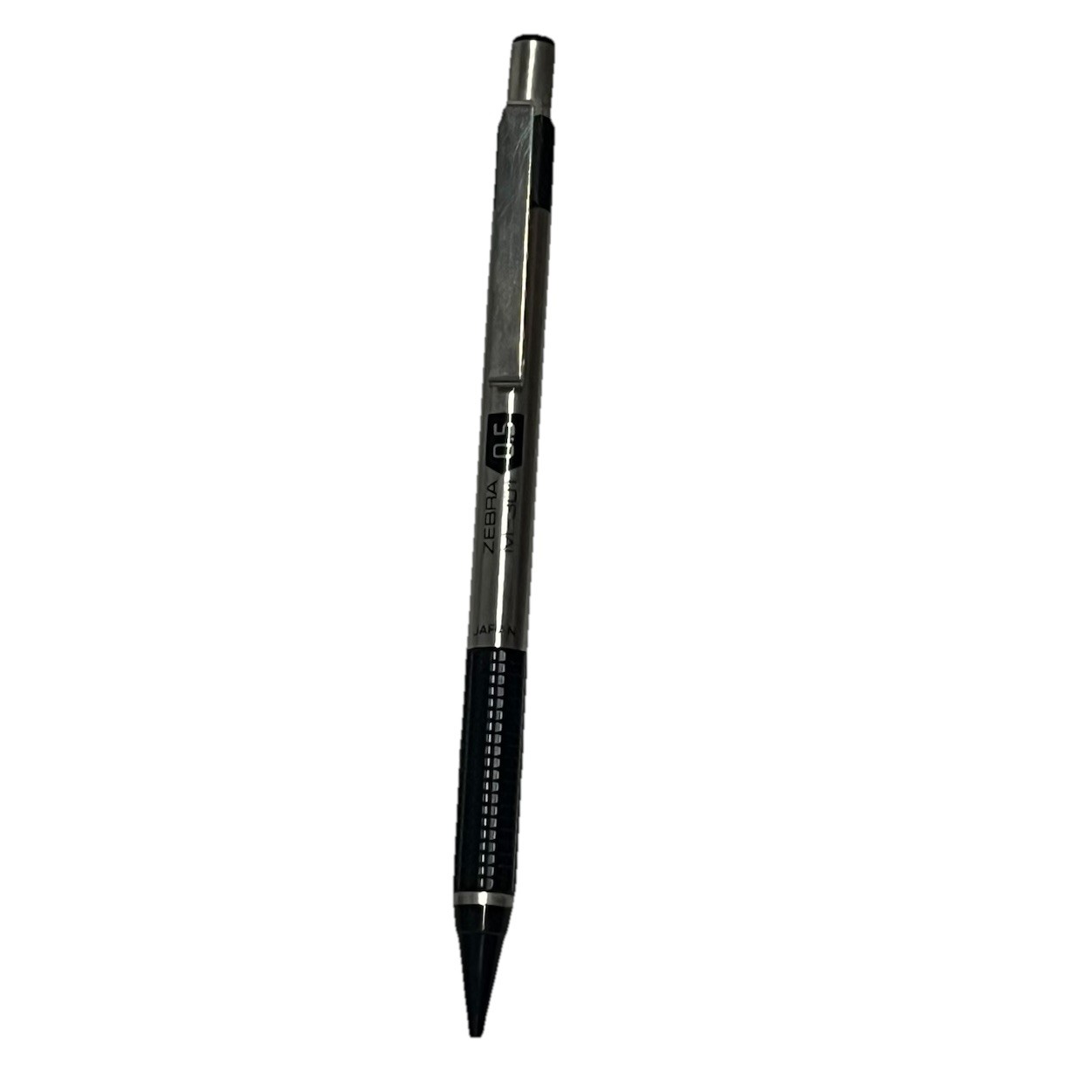Vintage Zebra M-301 Black & Chrome 0.5mm Pencil Japan Vintage Zebra M-301 Black & Chrome 0.5mm Pencil Japan