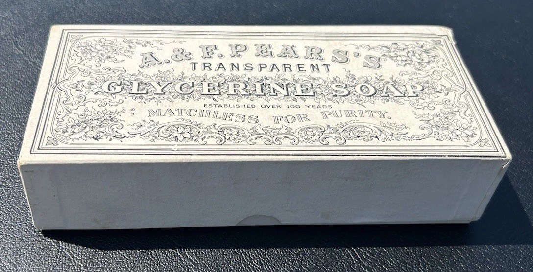Antique Victorian A. & F. Pears's Glycerine Soap w/ Box (NEW OLD STOCK) Unused Antique Victorian A. & F. Pears's Glycerine Soap w/ Box (NEW OLD STOCK) Unused