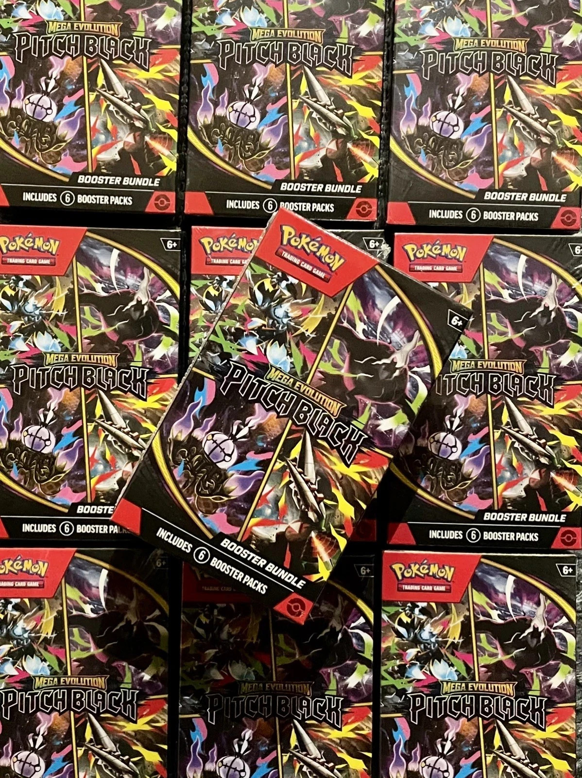 Pokémon TCG | Pitch Black Booster Bundle | Factory Sealed x 10 Pokémon TCG | Pitch Black Booster Bundle | Factory Sealed x 10