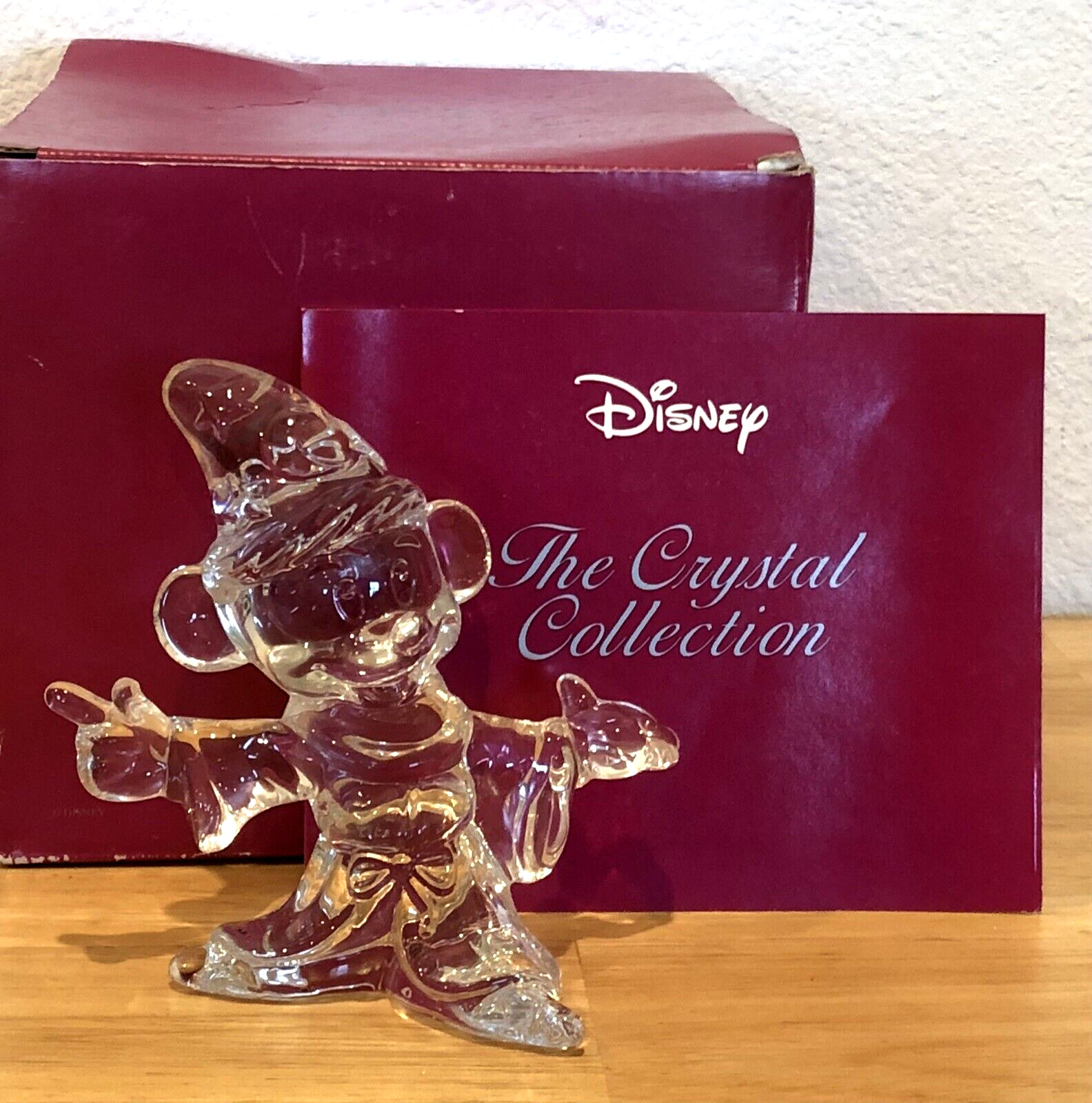 VINTAGE RARE DISNEY THE CRYSTAL COLLECTION SORCERER MICKEY LE 11/1800 GERMANY VINTAGE RARE DISNEY THE CRYSTAL COLLECTION SORCERER MICKEY LE 11/1800 GERMANY