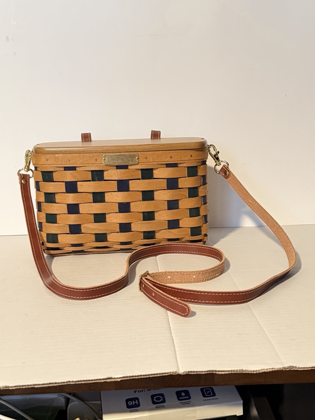 Longaberger 2009 Collectors Member Woven Wood Purse Made By Gary Longaberger Longaberger 2009 Collectors Member Woven Wood Purse Made By Gary Longaberger