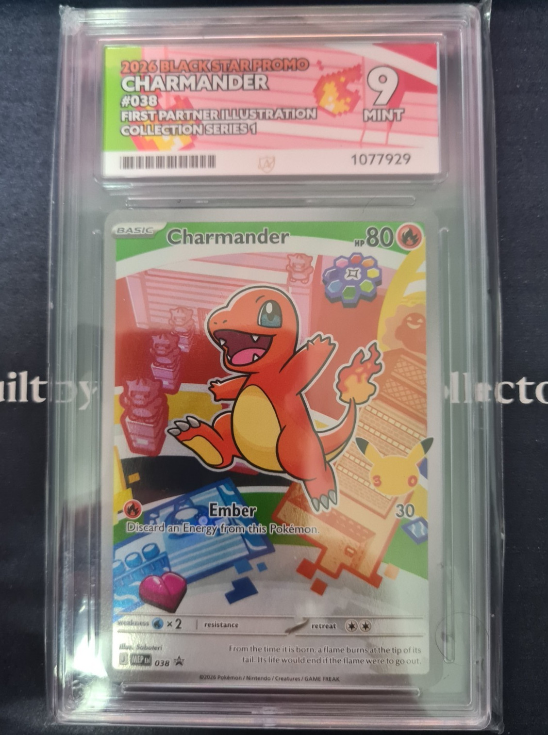 Pokémon TCG Charmander #38 First Partner Series One Ace Mint 9 Pokémon TCG Charmander #38 First Partner Series One Ace Mint 9