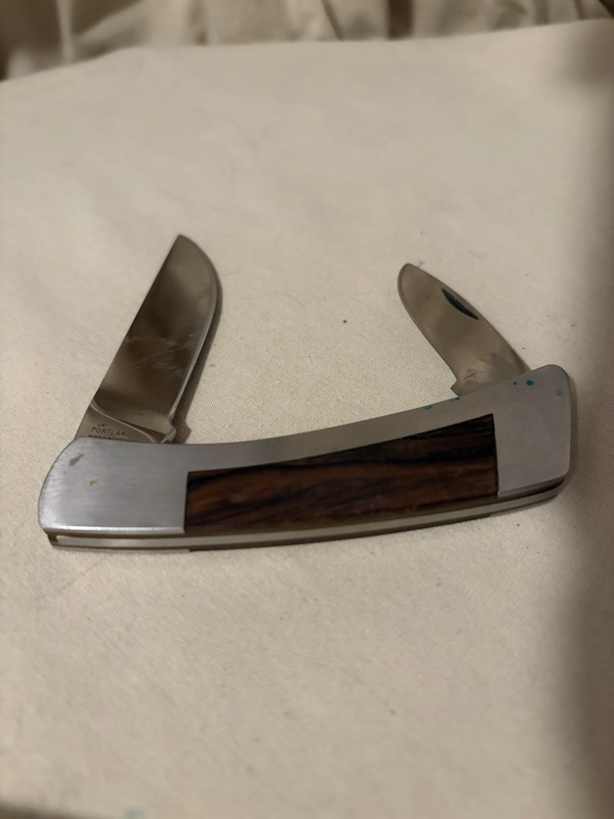 Vintage Gerber Folding Sportsman ll FS ll Lockback Knife Wood Handle USA 4