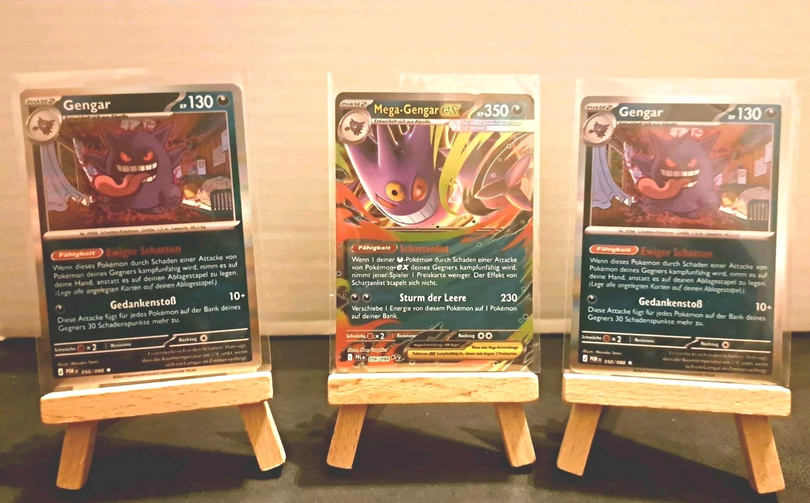Pokemon TCG Lot: 2x Gengar + 1x Mega-Gengar EX 050/088 056/090 - EN Holo Pokemon TCG Lot: 2x Gengar + 1x Mega-Gengar EX 050/088 056/090 - EN Holo