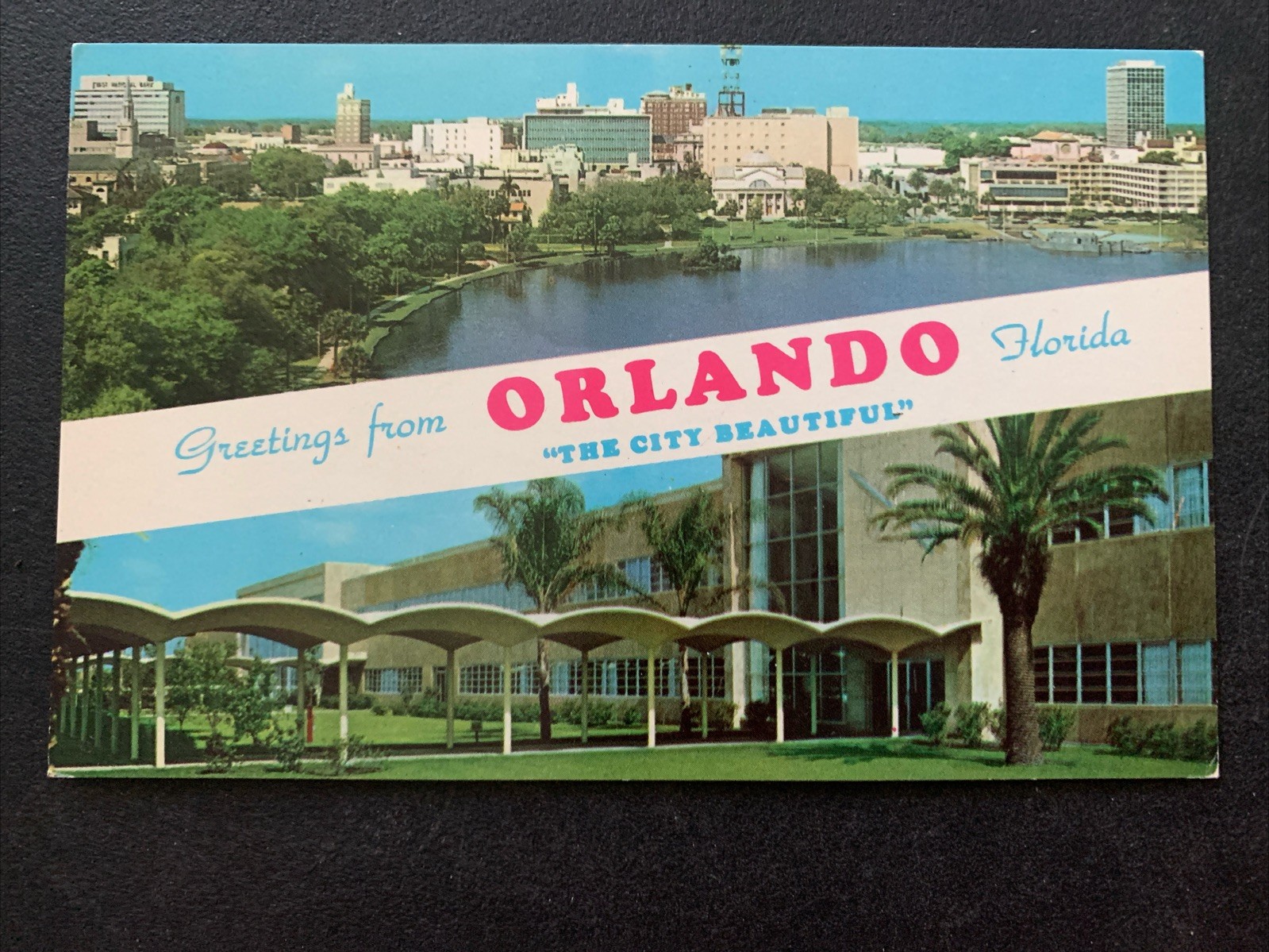 Vintage Postcard Greetings From Orlando Florida Collectible Souvenir Vintage Postcard Greetings From Orlando Florida Collectible Souvenir
