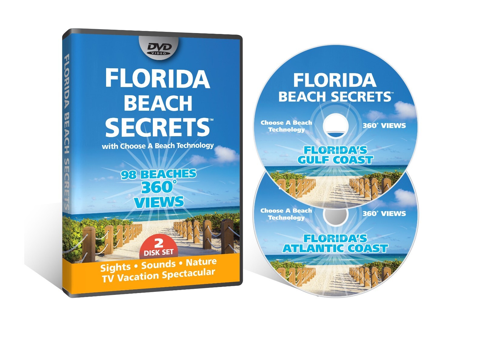 Florida Beaches Travel DVD