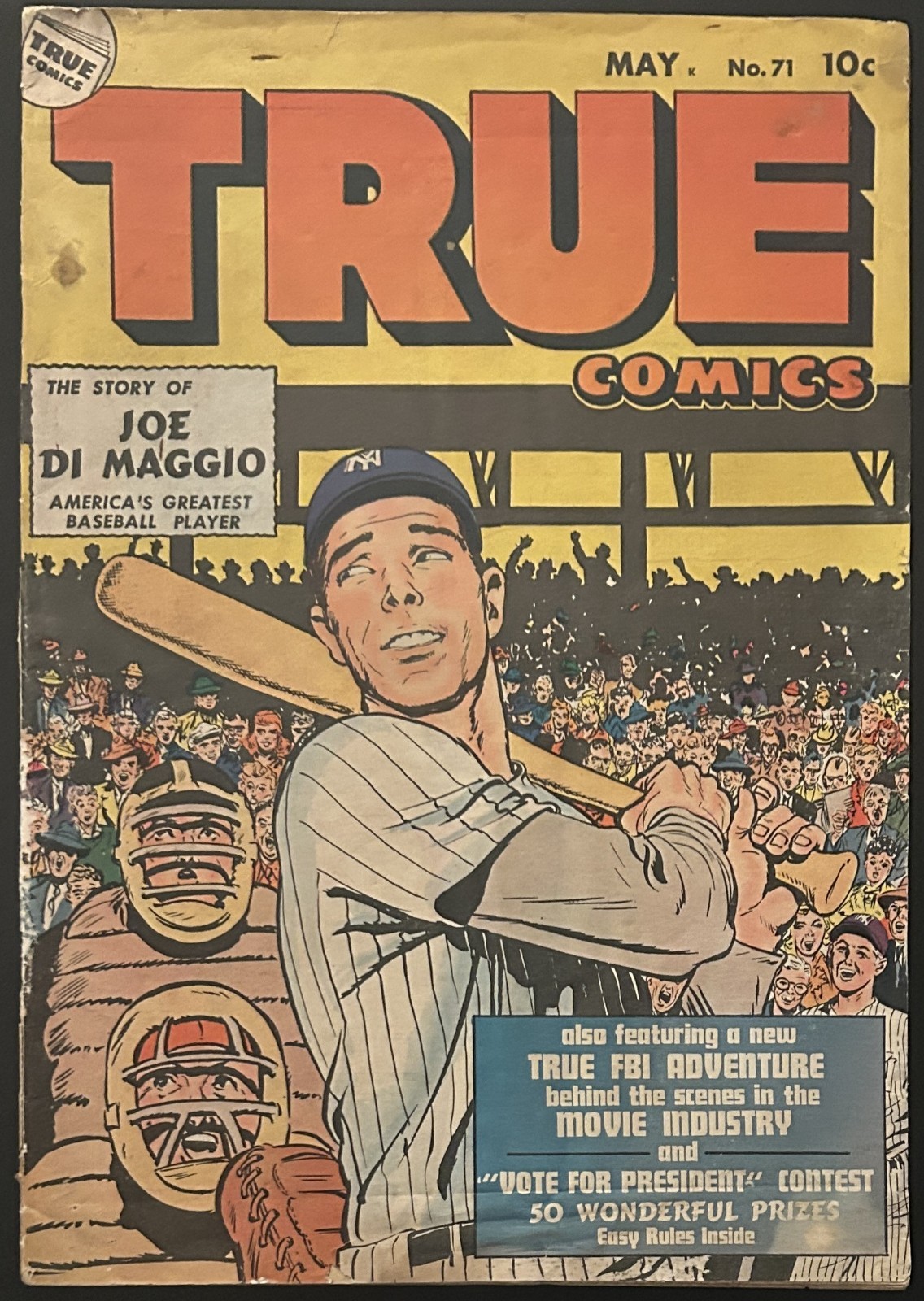 1948 True Comics- Joe DiMaggio New York Yankees America's Greatest Player 1948 True Comics- Joe DiMaggio New York Yankees America's Greatest Player