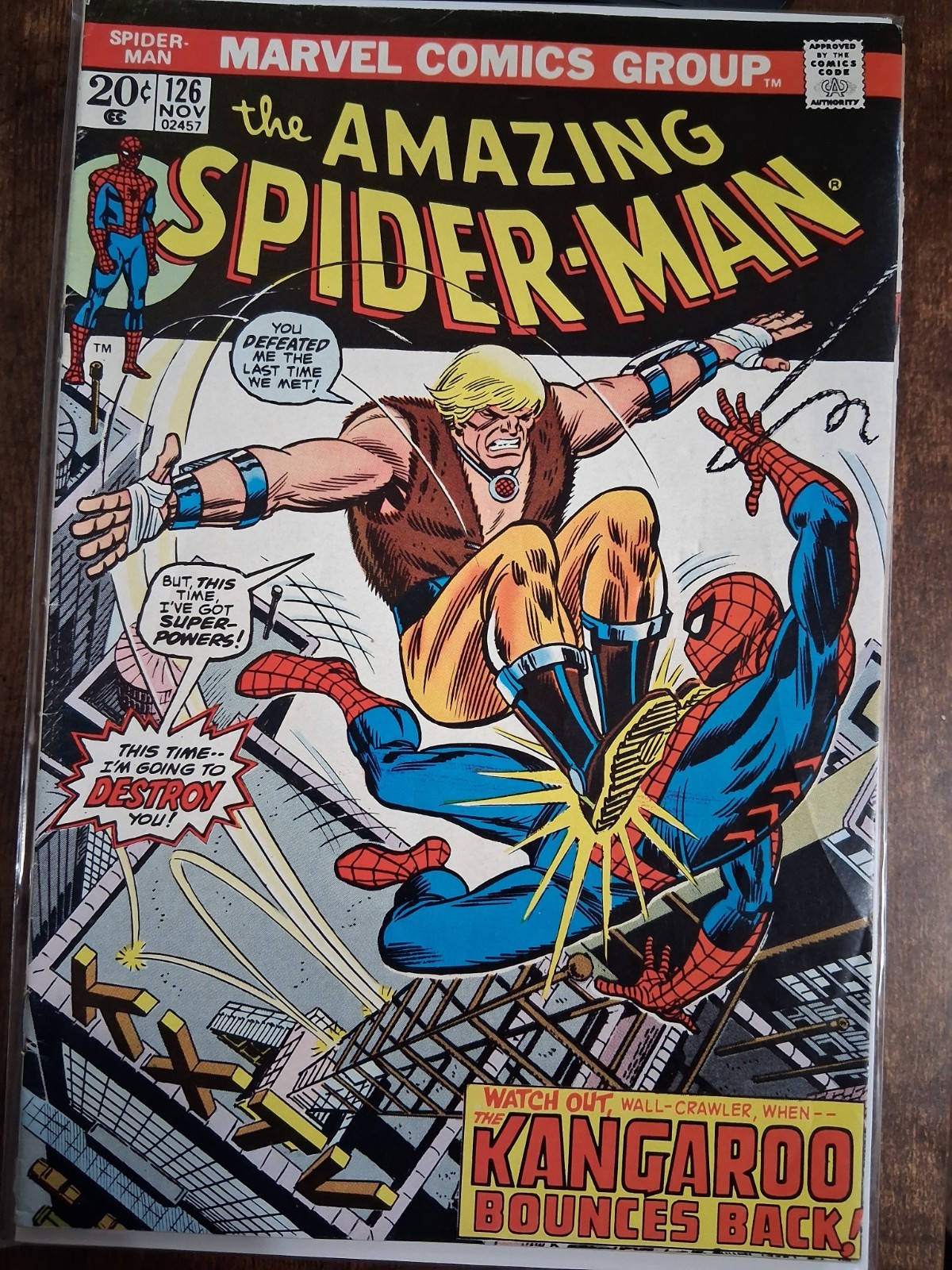 Amazing Spider-Man #126 7.5 F/VF