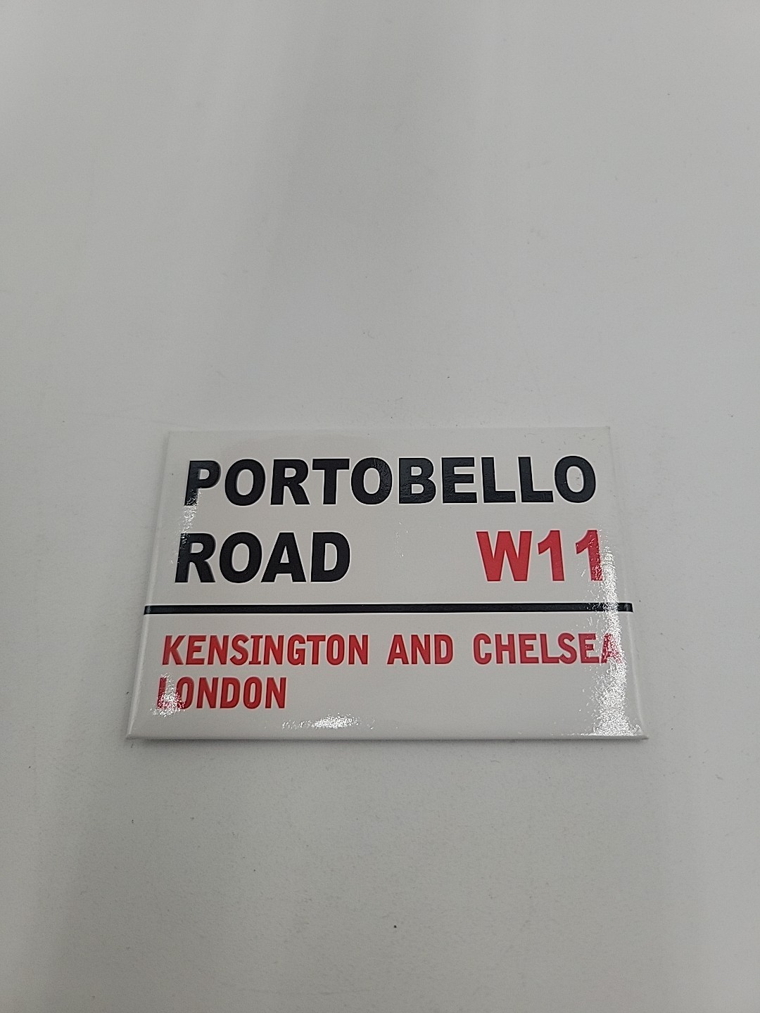Portobello Road Street Sign: Kensington and Chelsea Souvenir Refrigerator Magnet