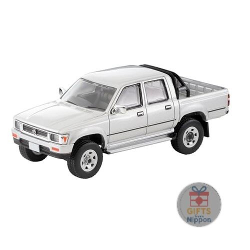 Tomytec Tomica Limited Vintage Neo LV-N256c Toyota Hilux 4WD Pickup Silver 1991 Tomytec Tomica Limited Vintage Neo LV-N256c Toyota Hilux 4WD Pickup Silver 1991