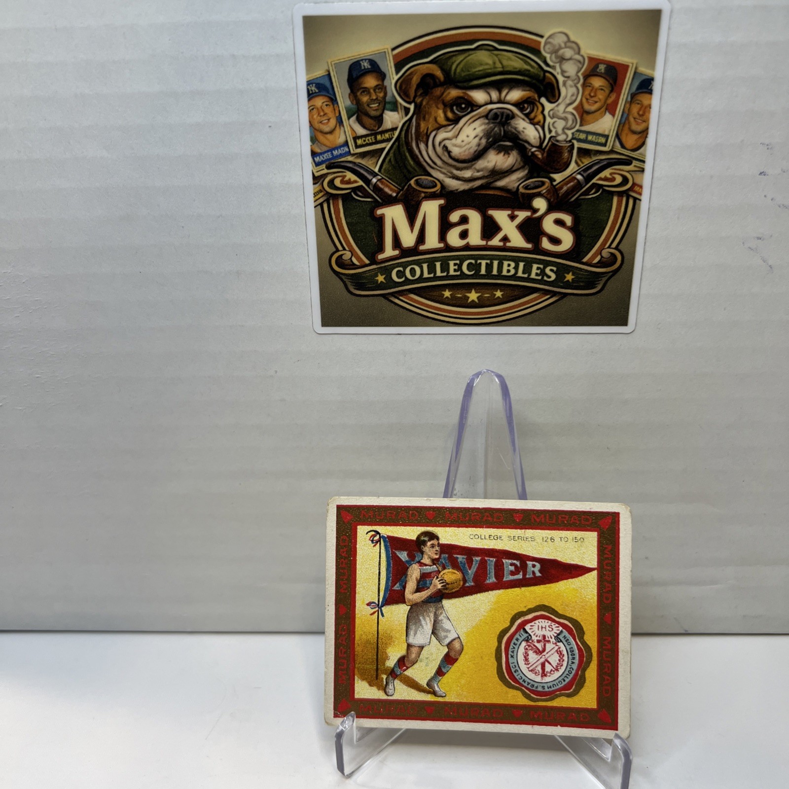 1910 T51 Murad Cigarettes Xavier College Basketball Very Rare 1st Edition Card